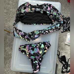 Reflective rave wear set